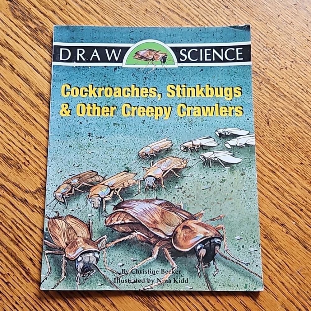 Draw Science: Cockroaches,‎ Stinkbugs & Creepy Crawlers Book – Paperback